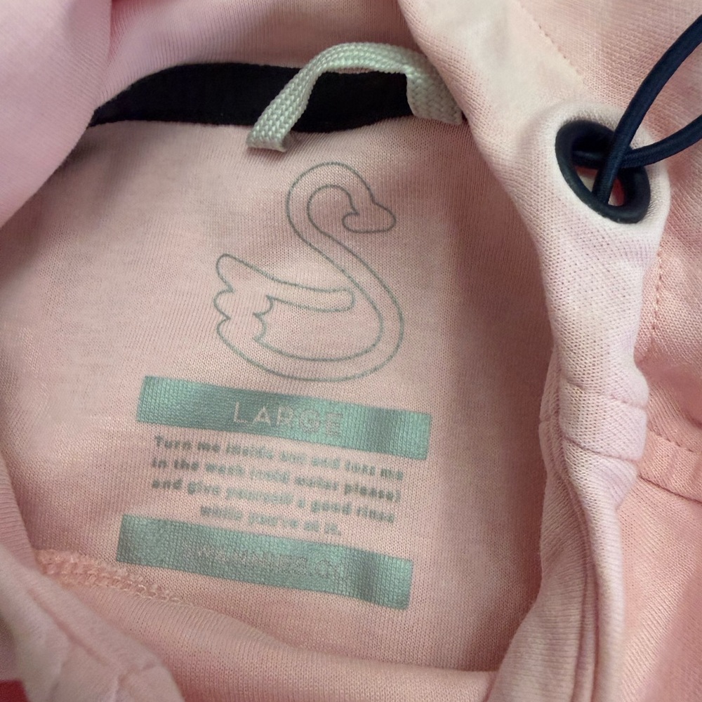Swannies Golf Light Pink Hooded Sweatshirt - Picture 2 of 5